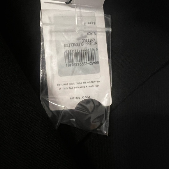 Reiss Womens Milena Knit Tuxedo Dress Sleeveless NWT - Picture 7 of 11